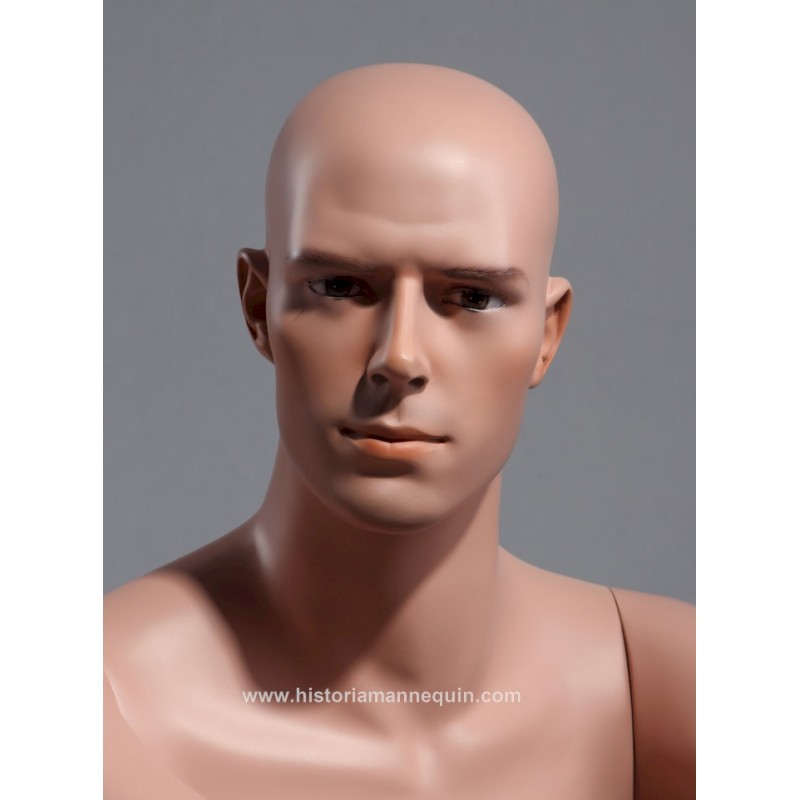 Realistic male heads  HWW Museum Mannequins