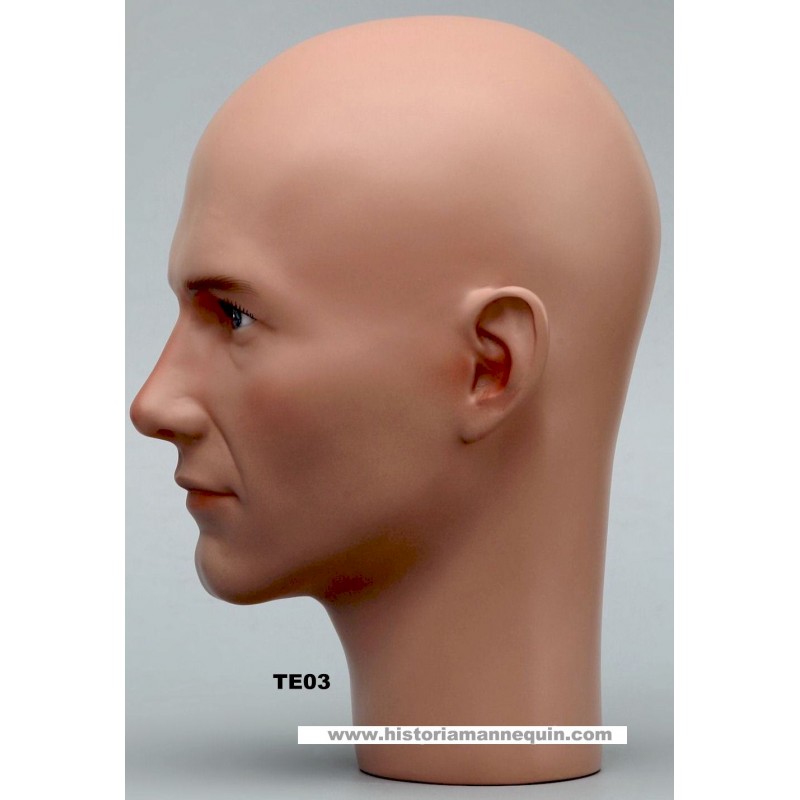 Realistic Male Mannequin Head - Militaria - Collection - Museum