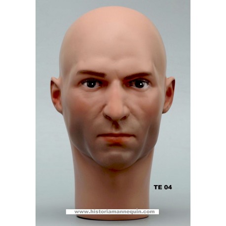 Male Mannequin Head TE04 - 54 cm