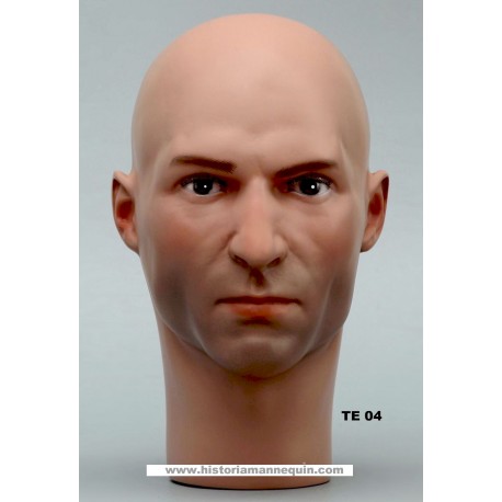 Tête de Mannequin Homme TE04 - 54 cm