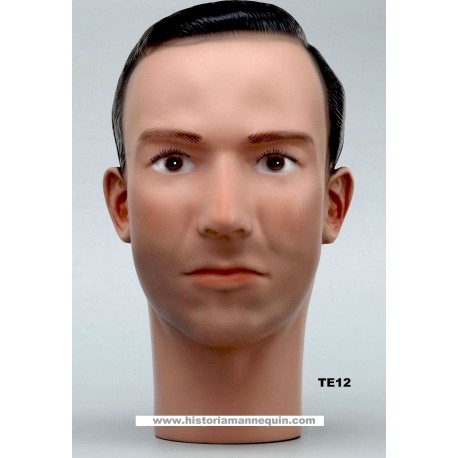 Male Mannequin Head TE12 - 56 cm