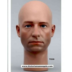 Male Mannequin Head TE08 - 54 cm