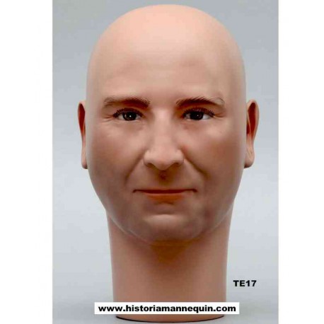 Male Mannequin Head TE15 - 52 cm