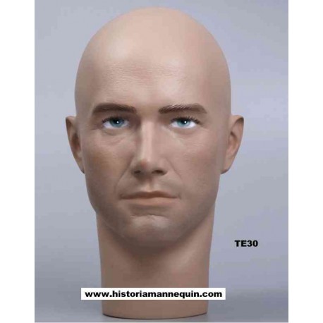 Realistic Male Mannequin Head - Militaria - Collection - Museum