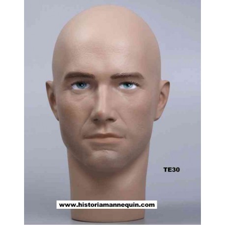 Male Mannequin Head TE30 - 55 cm