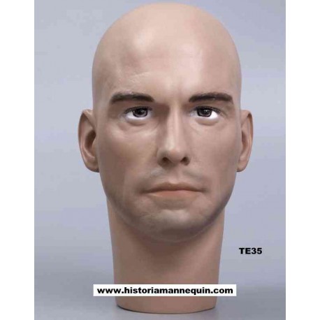 Male Mannequin Head TE35 - 54,5 cm