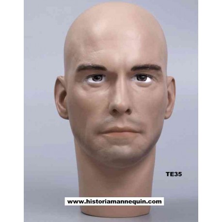 Tête de Mannequin Homme TE35 - 54,5 cm