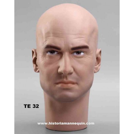 Male Mannequin Head TE32